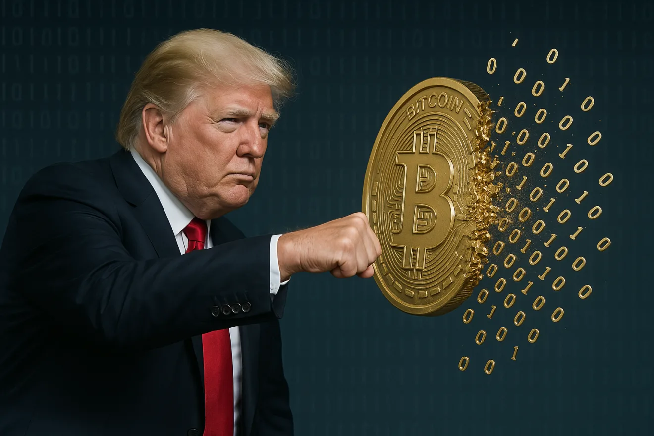  As tarifas de Trump em 2025 impulsionam alta nas criptomoedas em meio a tensões com a China