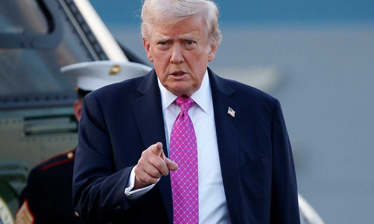 Trump afirma que negociações com o Irã estão na “fase final”