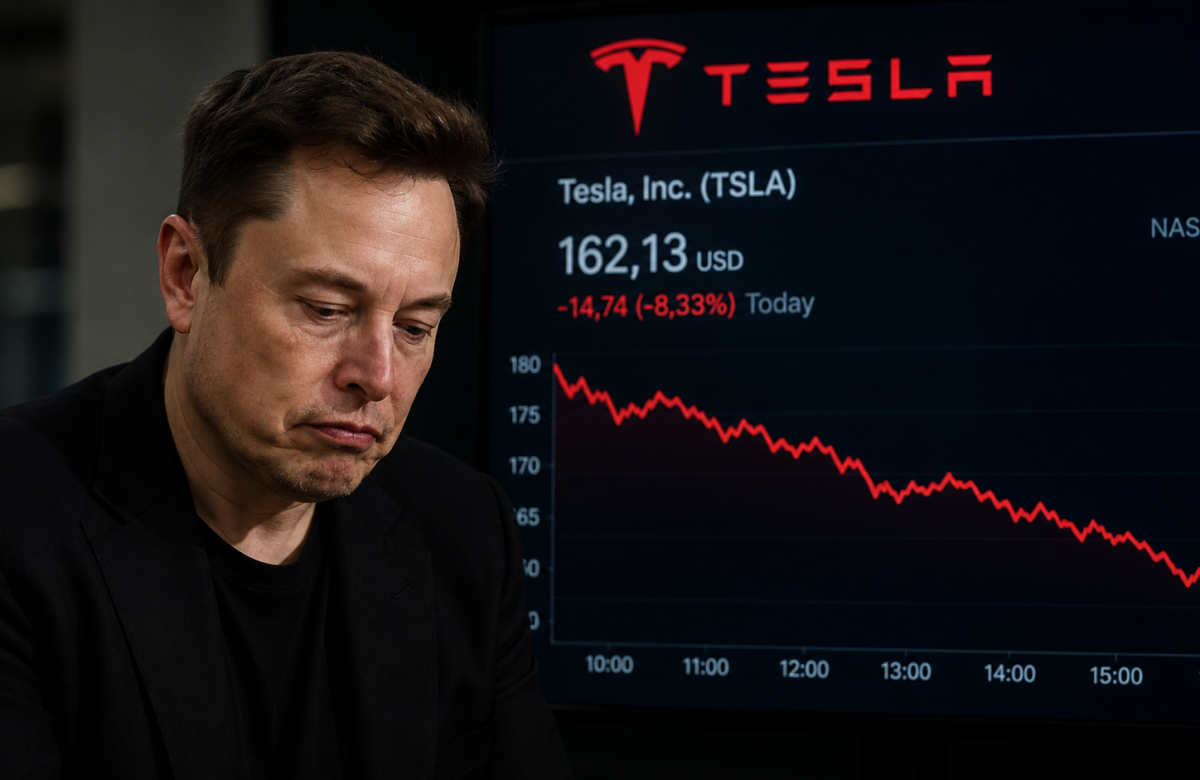 Tesla fica extremamente sobrevendida após nova queda das ações